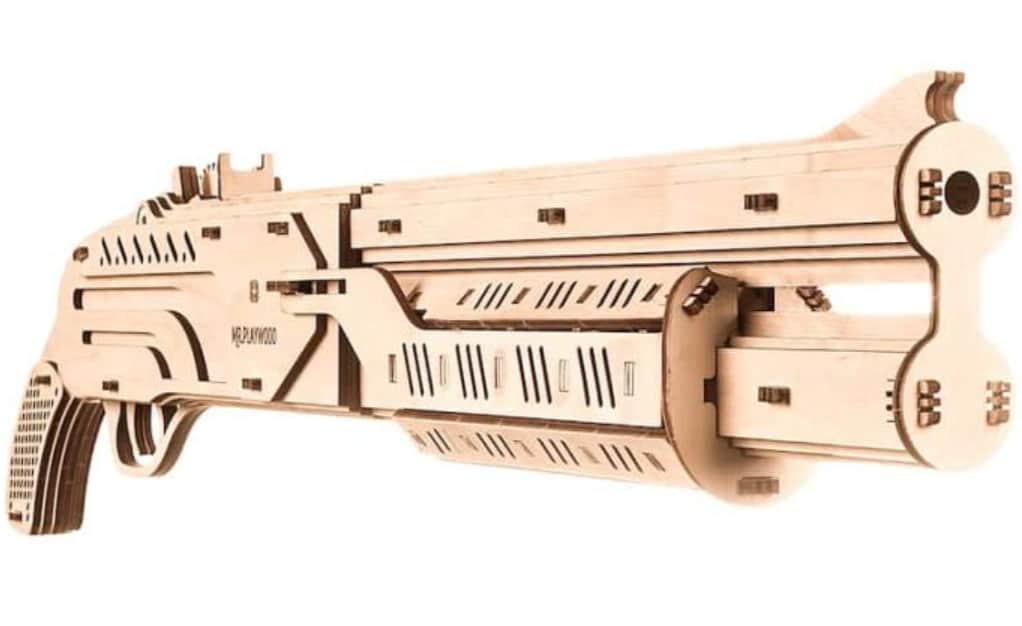 Rifle wooden 3D model cnc router projects free 2 cnc router projects free