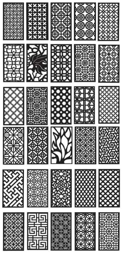 DXF Patterns Free cnc plasma cutting dxf files download - Free Vector