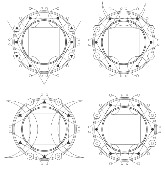 free vector geometric patterns