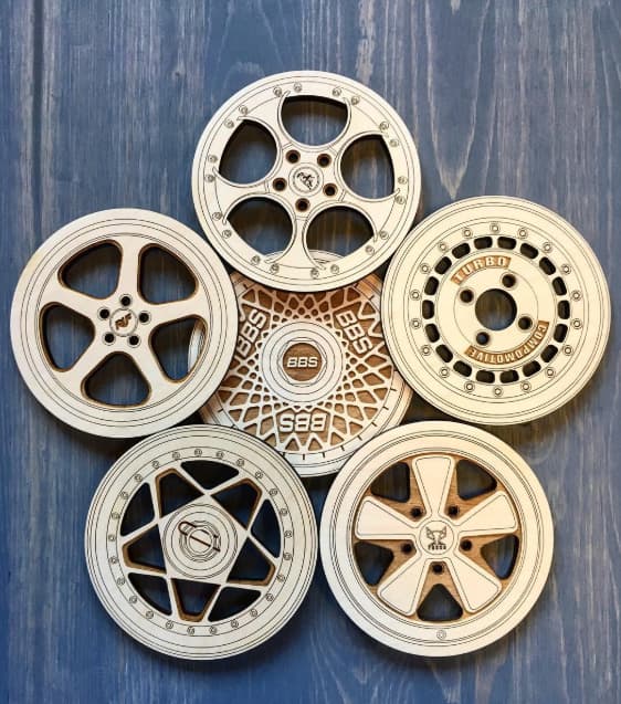Laser Cut wood vectors Coasters freevectors free cnc vector 2 wood vectors