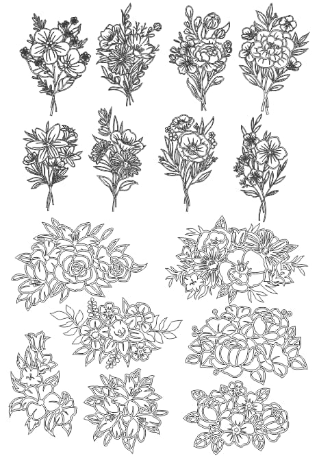 Simple flowers