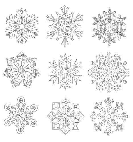 snowflake vector free