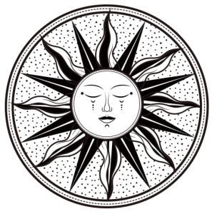 freevector sun tattoo vector designs cdr file download - Free Vector