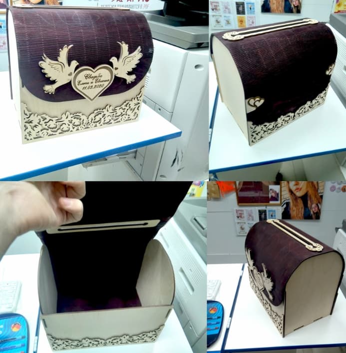 wooden wedding box