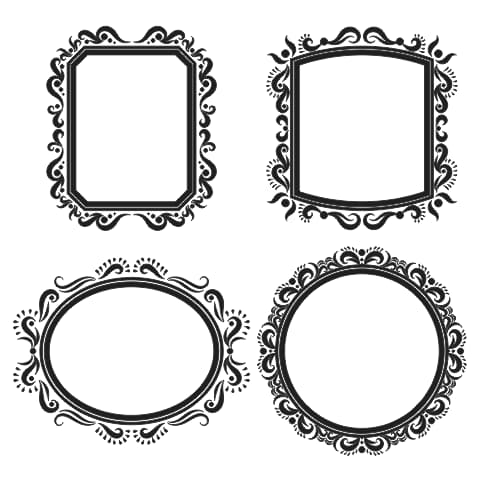 ornate vector frame