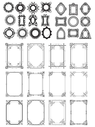 corel draw borders frames free download