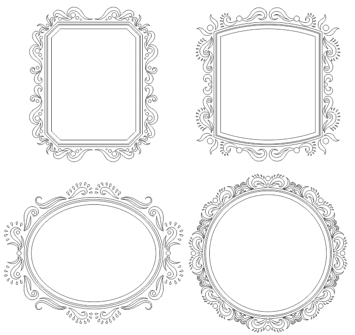 Ornate Frame Vector