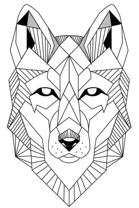 Wolf Lineart – Free Vector Download for Laser Cut Projects