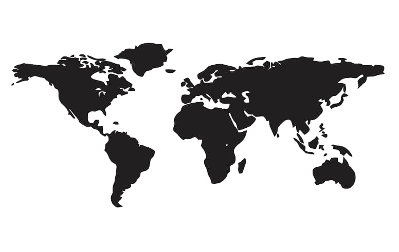 World Map Free Vector