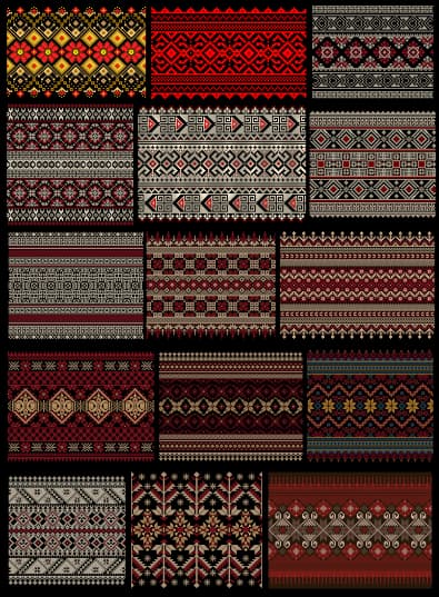 fabric pattern vector free download CDR File download 2 fabric pattern vector free download
