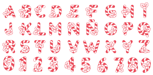 new years font