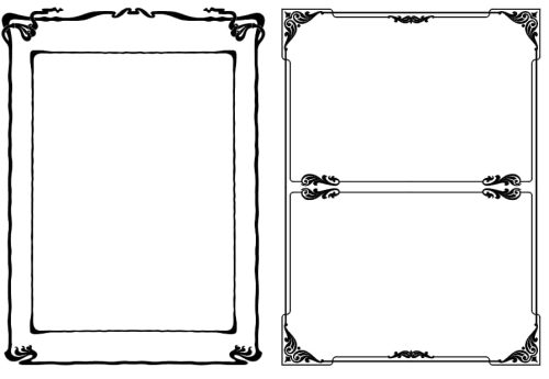 free vector borders and frames