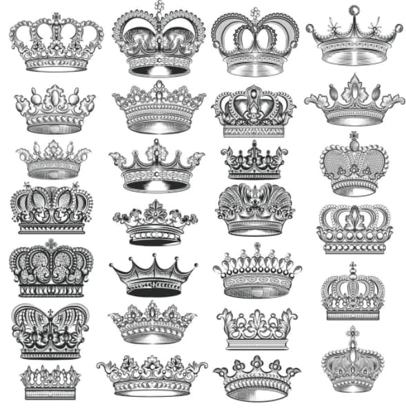 free vector crown