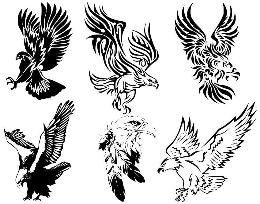 free vector eagle