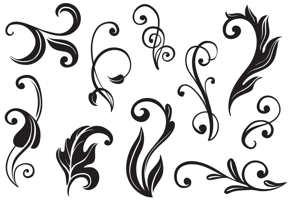 free vector flourishes