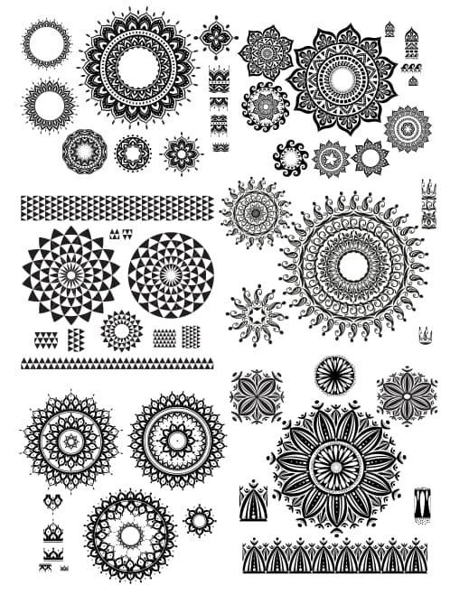 free vector geometric patterns