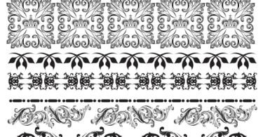 free vector lace pattern