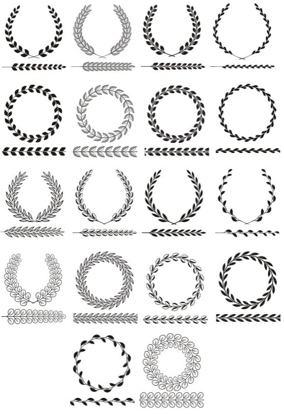 free vector laurel wreath