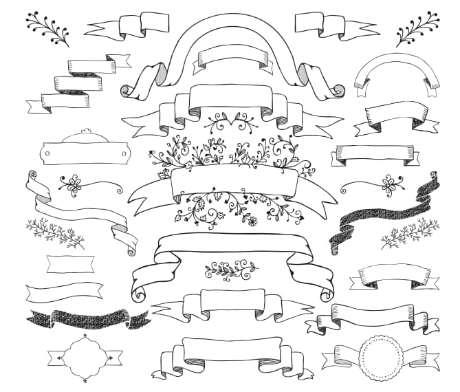 vector ribbon