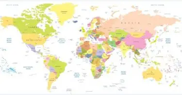 free vector world map