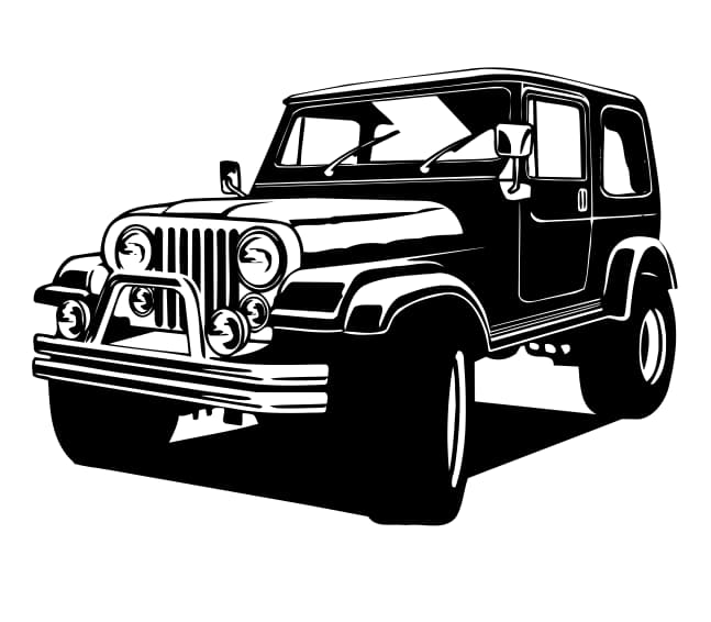 jeep vector