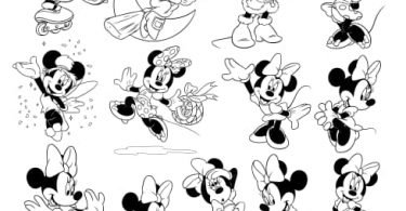 minnie mouse vector free