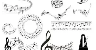 music notes free vector