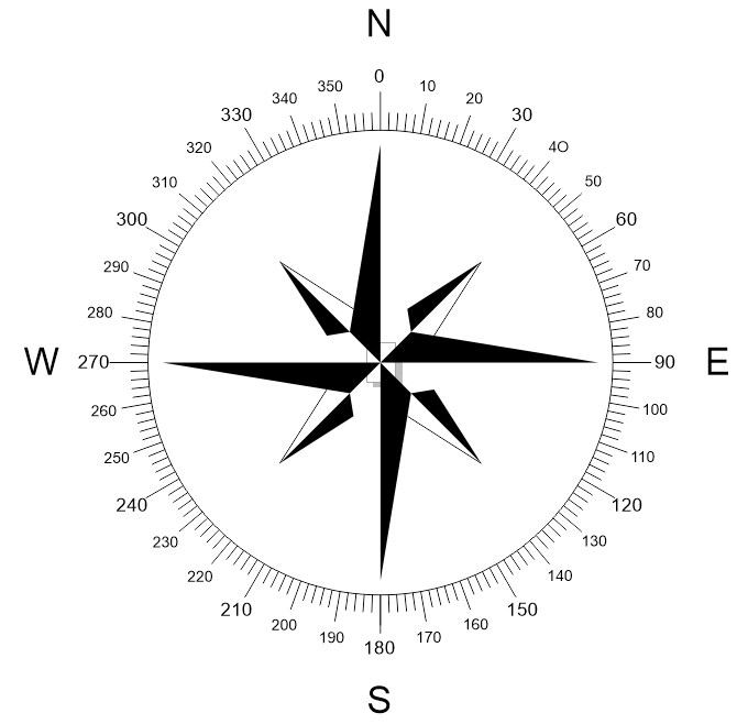 north arrow vector