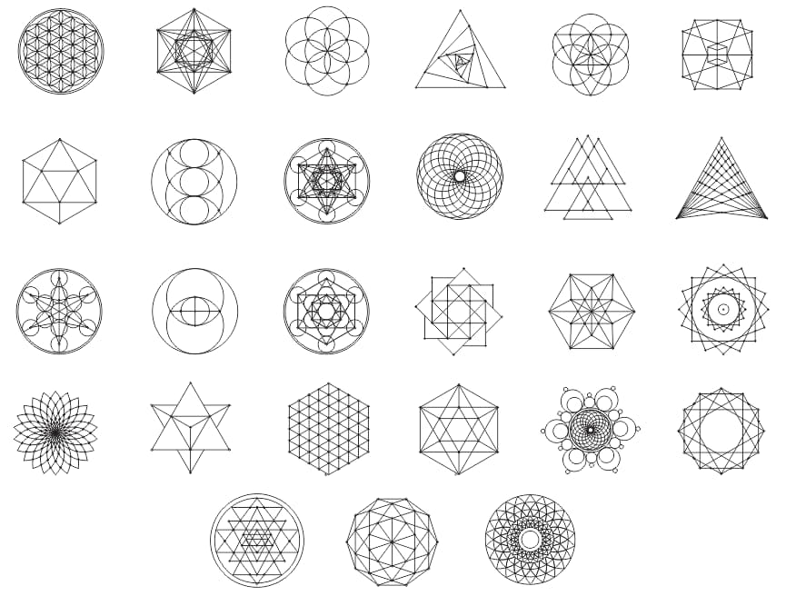 sacred geometry vector