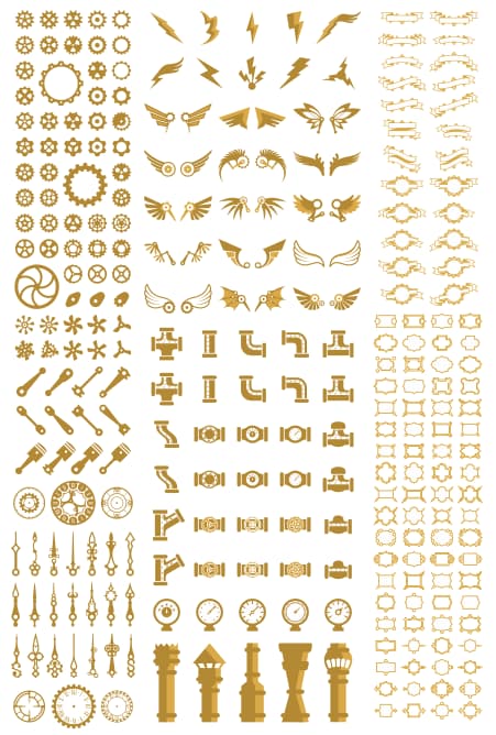 steampunk vector free download