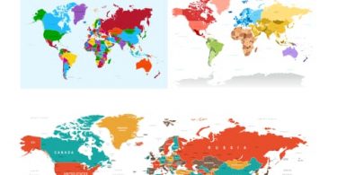 world map vector free