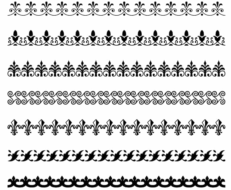 ornament vector free download