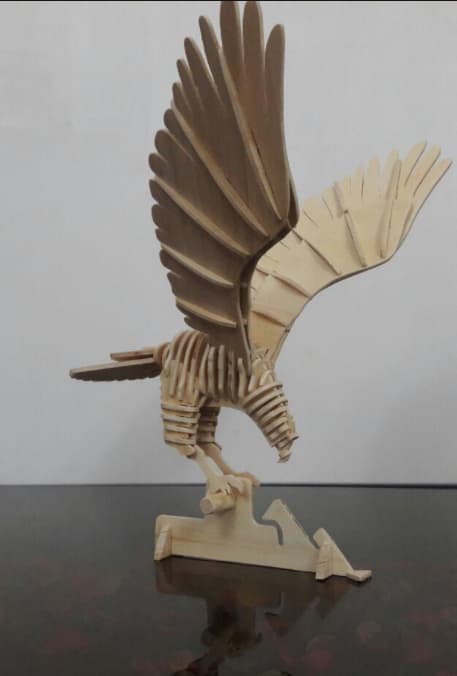 Laser Cut 3D Puzzle