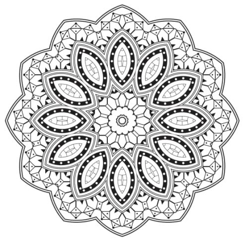 Mandala Design Free Vector cdr file format