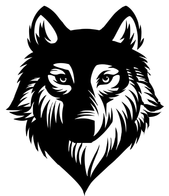 Wolf Stencil