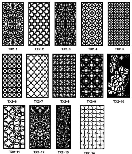 cnc jali design vector