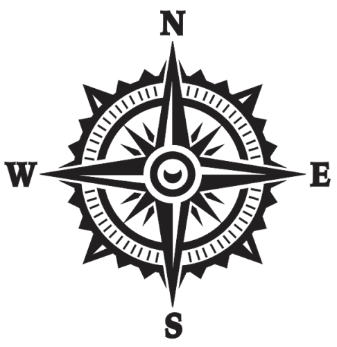 compass rose DXF file