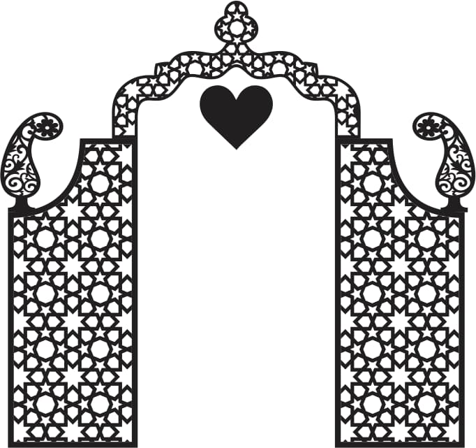 free cnc files Decorative Wedding Screen Free Vector 2 free cnc files