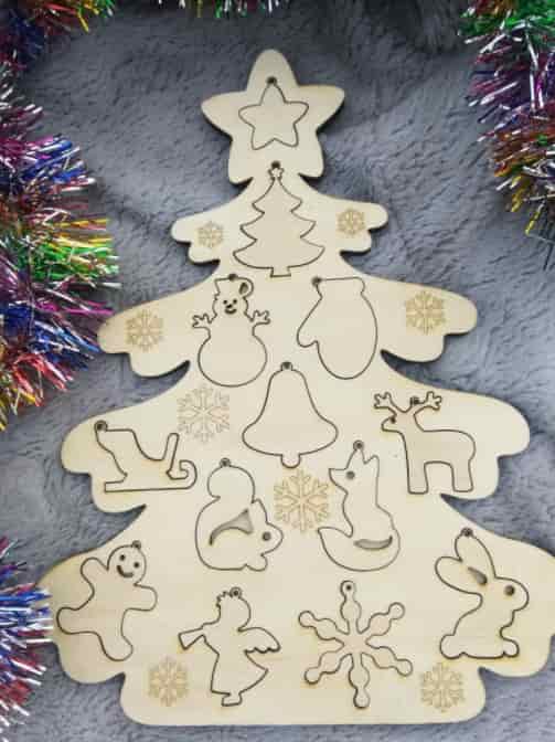 free laser vector files Christmas Tree Puzzle Laser Cut ideas 2 free laser vector files