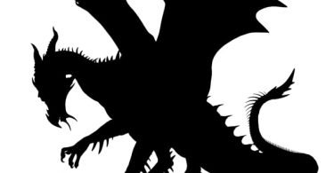 free vector dragon silhouette