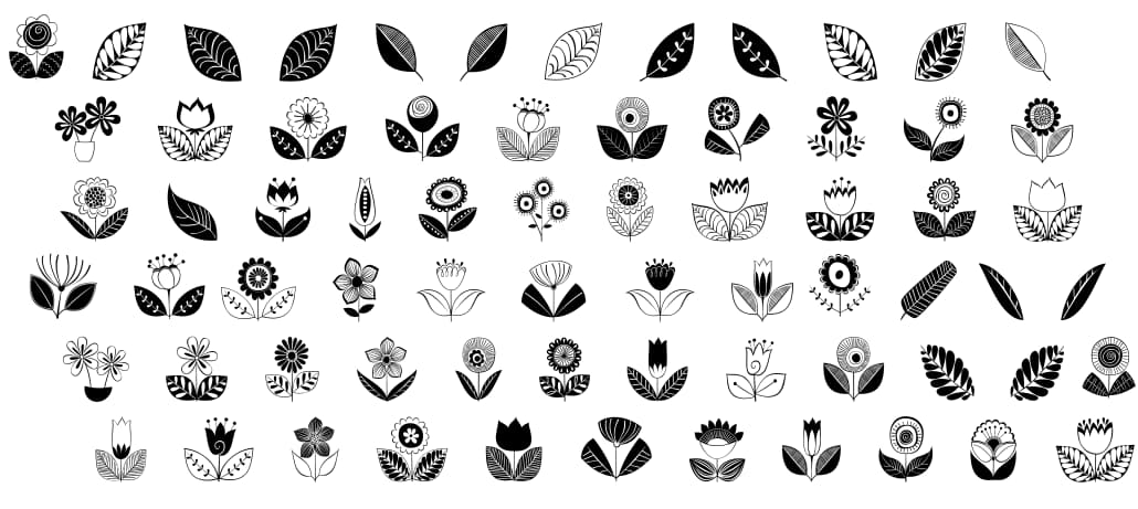 free vector leaf