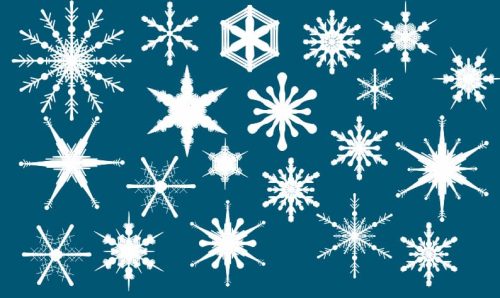 free vector snowflake