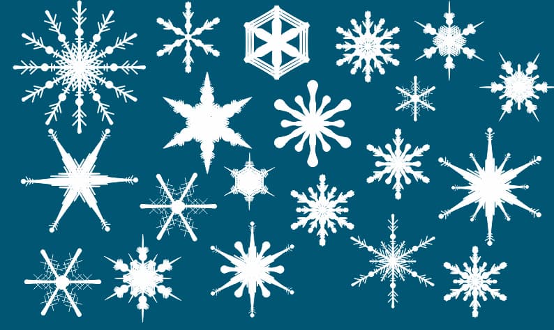 free vector snowflake snow flake white 2 free vector snowflake