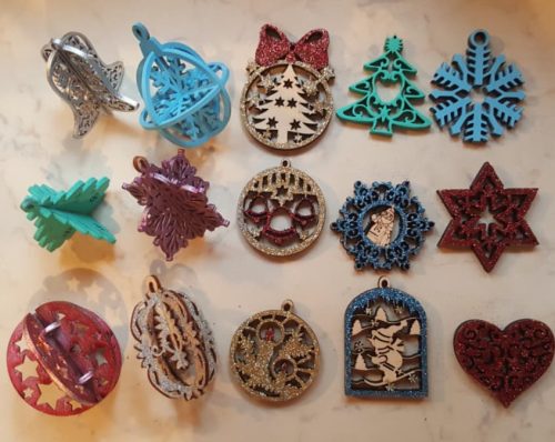 laser cut christmas ornaments patterns