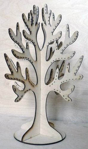 laser cut tree template