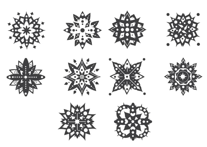 mandala laser cut vector