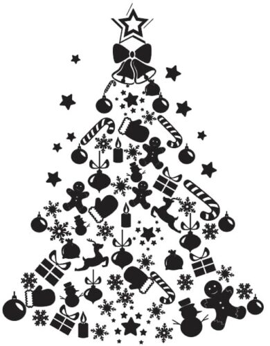 free christmas dxf files for laser cutting