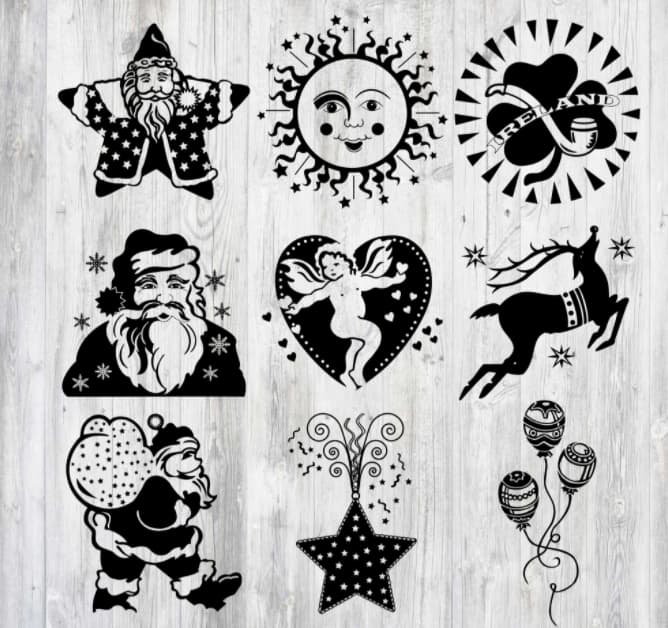 christmas free vector art download