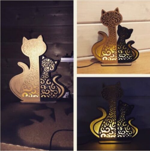 laser cut lamp