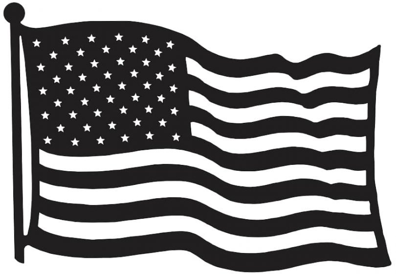 Free American Flag DXF File download - Free Vector